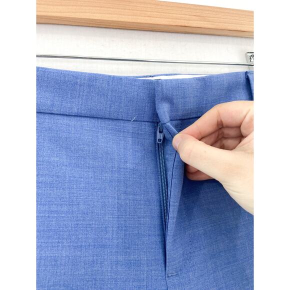 NEW Banana Republic Women's Logan Lightweight Wool Trouser Pants 14 Straight Leg - Picture 2 of 6